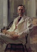 Cecilia Beaux Man with the Cat oil painting